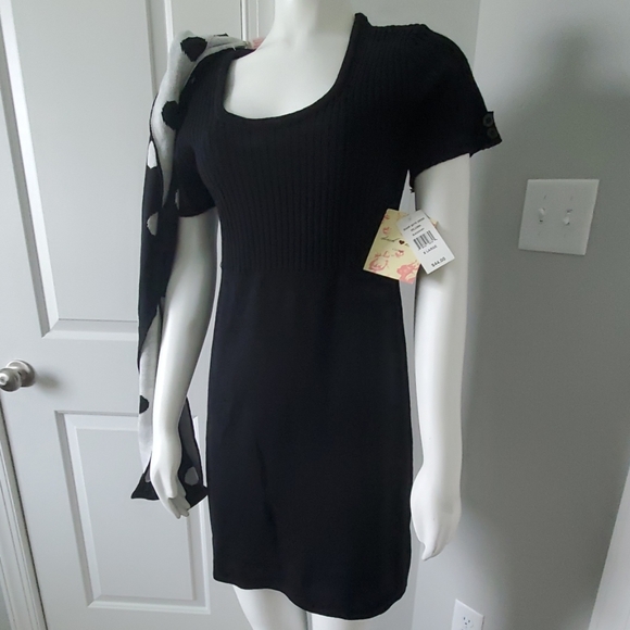 NWT Derek Hearts vintage sweater dress - Picture 3 of 4